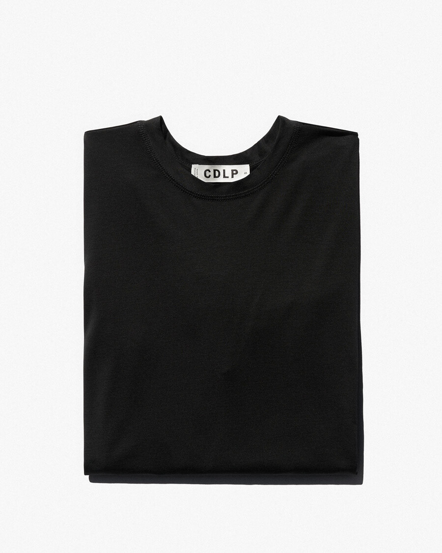 t-shirt léger à manches longues pour femme noir boutique – cdlp