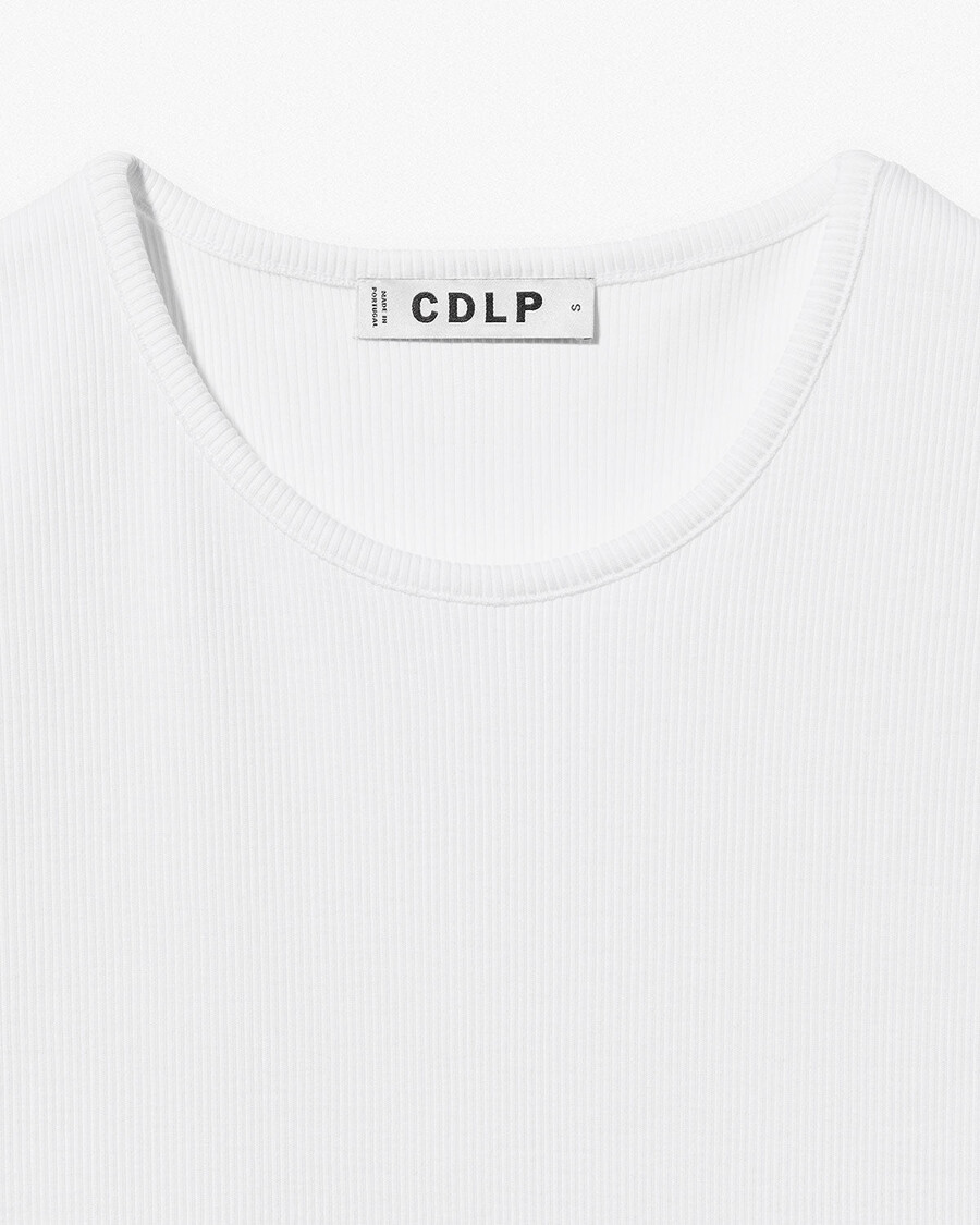 gilet côtelé blanc pour femme achetez-le maintenant — cdlp