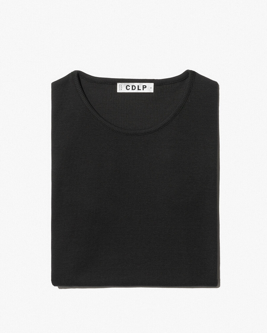 gilet côtelé noir pour femme achetez-le maintenant — cdlp