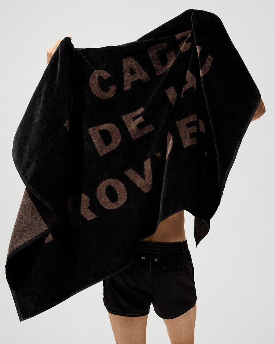 serviette noire et marron achetez maintenant — cdlp