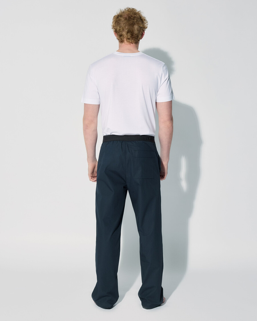 pantalon de pyjama en coton bleu marine pour homme achetez maintenant — cdlp