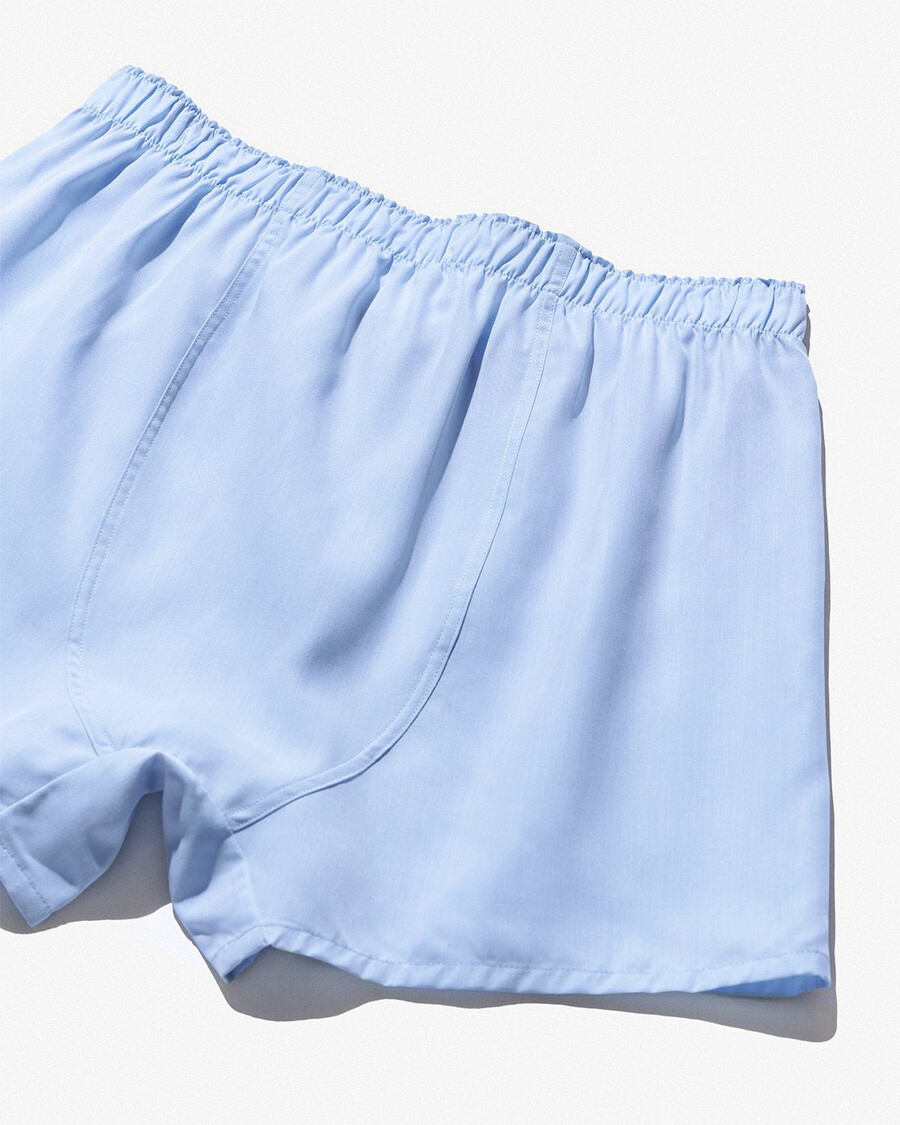 boxer tissé classique pour homme bleu ciel boutique — cdlp