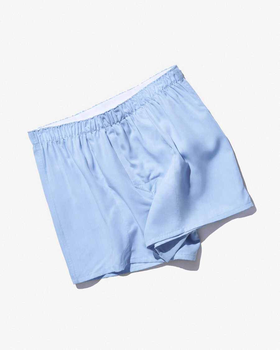 boxer tissé classique pour homme bleu ciel boutique — cdlp