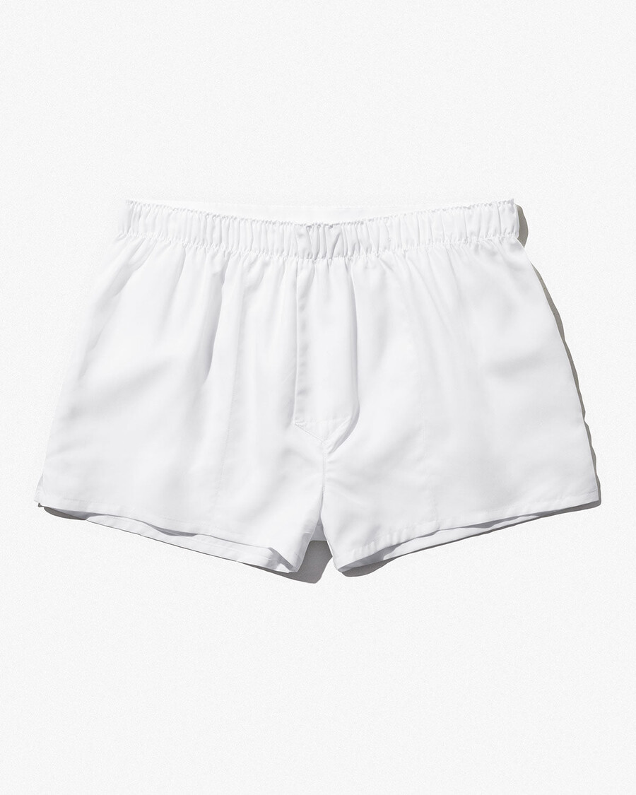 boxer slim tissé pour homme blanc achetez maintenant — cdlp