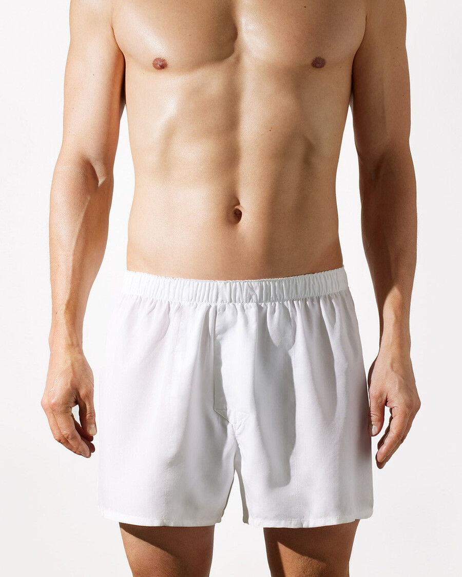 boxer tissé classique pour homme blanc achetez maintenant — cdlp