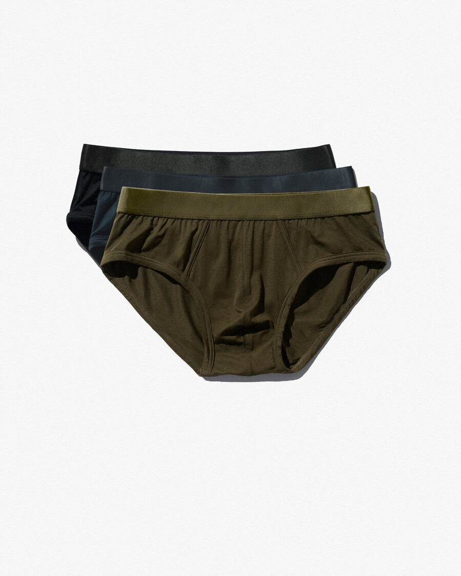 6 slips y pour homme coloris noir vert olive et bleu marine foncé achetez maintenant — cdlp