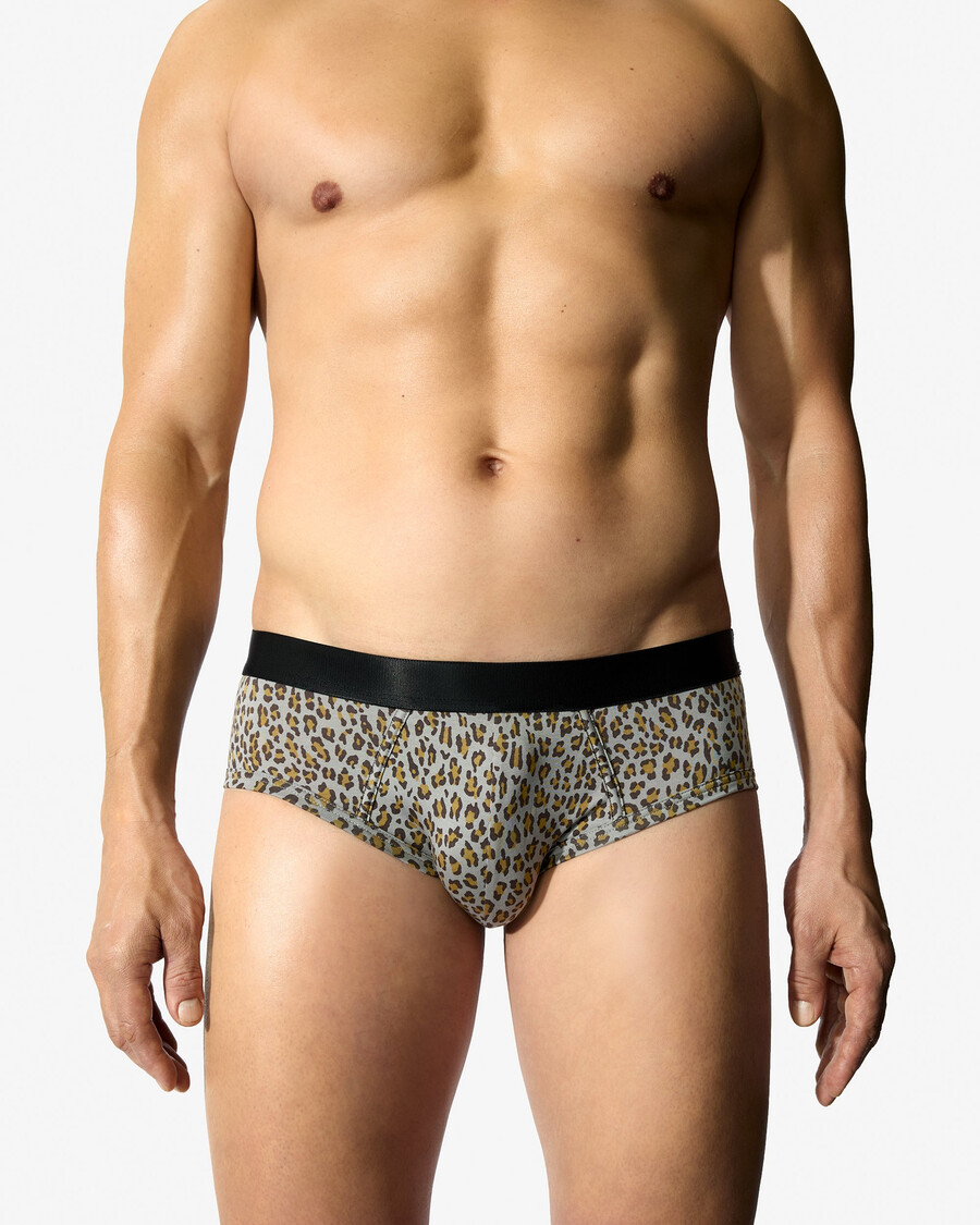 lot de 6 slips homme en y coloris léopard moka noir et blanc achetez maintenant — cdlp