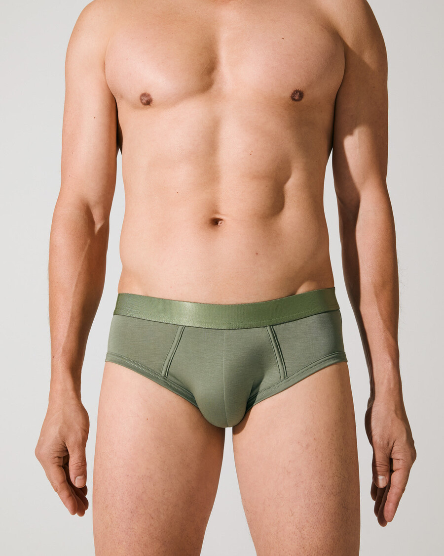 lot de 3 slips y pour homme coloris noir blanc et sauge achetez maintenant — cdlp