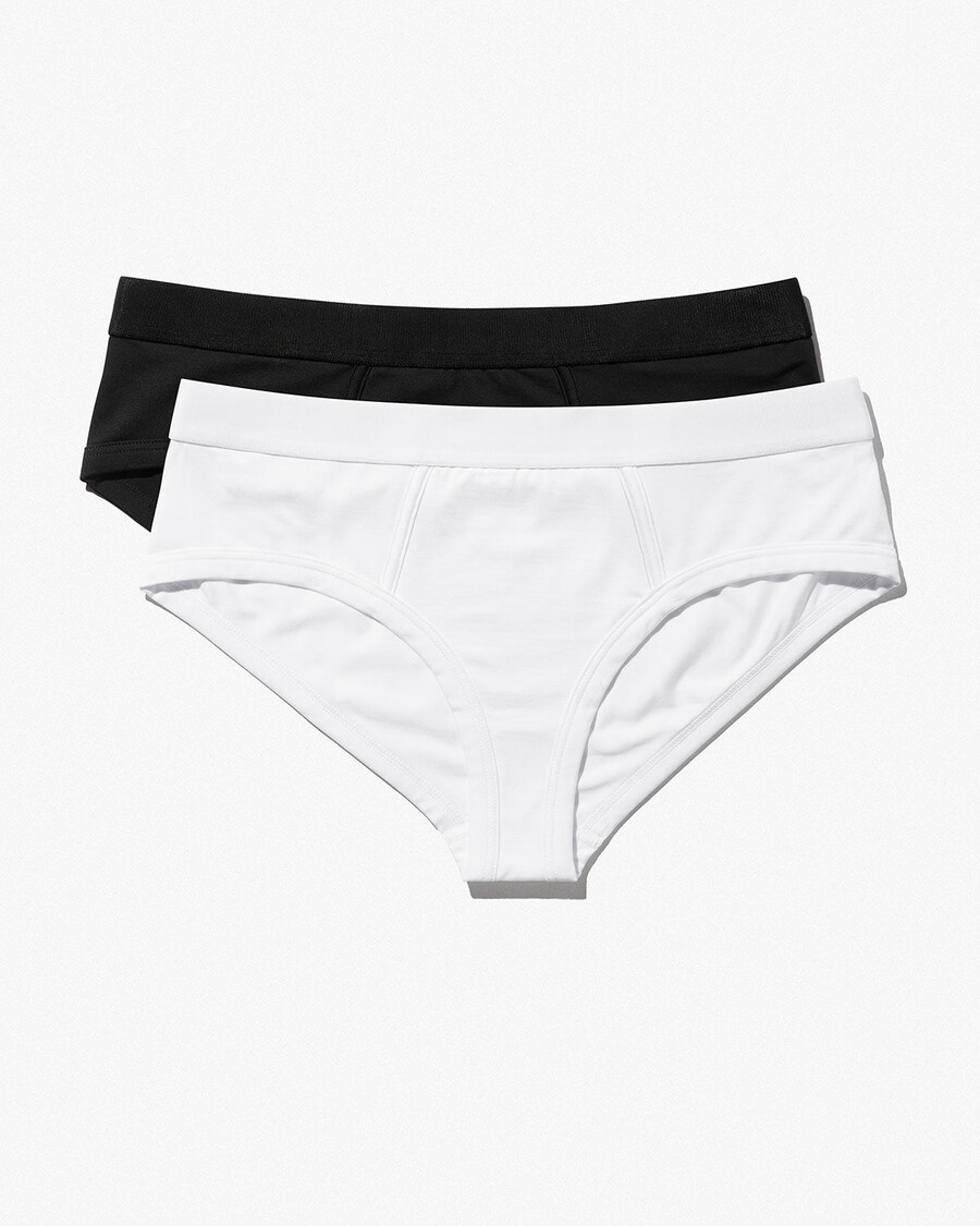 lot de 2 culottes y pour femmes blanches et noires achetez maintenant — cdlp